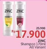 Promo Harga Zinc Shampoo All Variants 170 ml - Alfamidi