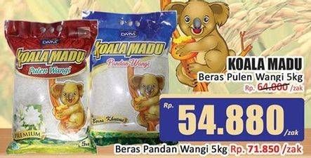 Promo Harga Koala Madu Beras Pulen Wangi 5000 gr - Hari Hari