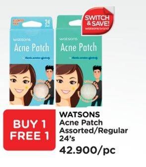 Promo Harga WATSONS Acne Patch Assorted, Regular 24 pcs - Watsons