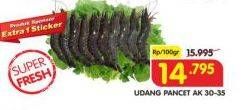 Promo Harga Udang Pancet AK 30-35 per 100 gr - Superindo