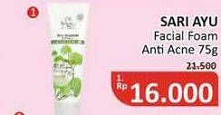 Promo Harga SARIAYU Facial Foam Acne Care 75 gr - Alfamidi