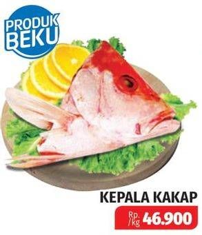 Promo Harga Kepala Ikan Kakap Merah  - Lotte Grosir