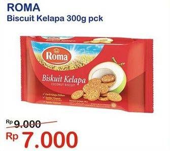 Promo Harga ROMA Biskuit Kelapa 300 gr - Indomaret