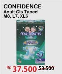 Promo Harga Confidence Adult Diapers Classic Night M8, L7, XL6 6 pcs - Alfamart