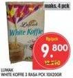 Promo Harga Luwak White Koffie 3 Rasa 10 pcs - Superindo