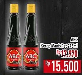 Promo Harga ABC Kecap Manis 275 ml - Hypermart