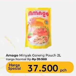 Promo Harga Amago Minyak Goreng 2000 ml - Carrefour