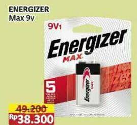 Promo Harga Energizer Battery Alkaline 9 Volts  - Alfamart
