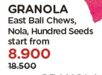 Promo Harga EAST BALI CASHEW Granola  - Watsons