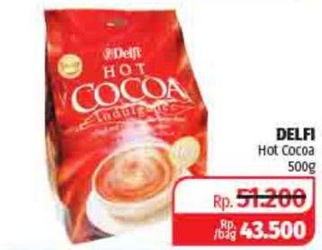 Promo Harga Delfi Hot Cocoa Indulgence 500 gr - Lotte Grosir