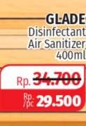 Promo Harga GLADE Surface Disinfectant & Air Sanitizer 400 ml - Lotte Grosir