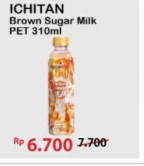 Promo Harga ICHITAN Brown Sugar Milk 310 ml - Alfamart