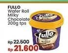 Promo Harga Fullo Wafer Roll Milk Chocolate 200 gr - Indomaret