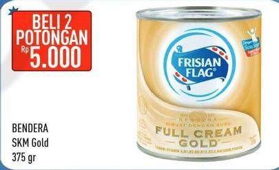 Promo Harga FRISIAN FLAG Susu Kental Manis per 2 kaleng 375 gr - Hypermart