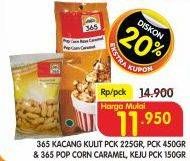 Promo Harga 365 Kacang Kulit/Pop Corn  - Superindo