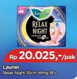 Promo Harga Laurier Relax Night 35cm 18 pcs - TIP TOP