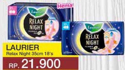 Promo Harga Laurier Relax Night 35cm 18 pcs - Yogya