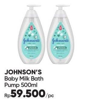 Promo Harga JOHNSONS Baby Milk Bath 500 ml - Guardian