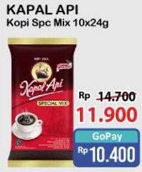 Promo Harga Kapal Api Kopi Bubuk Special Mix per 10 sachet 23 gr - Alfamart