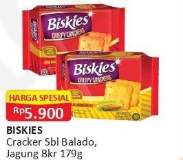Promo Harga MUNCHYS Biskies Crispy Crackers Sambal Balado, Jagung Bakar 179 gr - Alfamart