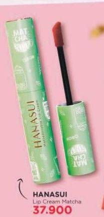 Promo Harga Hanasui Mattedorable Lip Cream Matcha  - Watsons