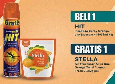 Promo Harga HIT Aerosol Orange, Lily Blossom 450 ml - Indomaret