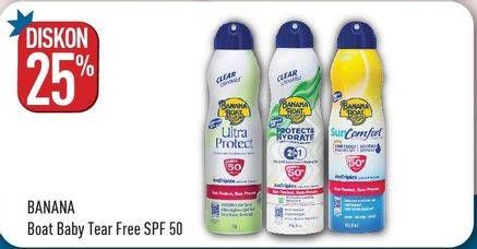 Promo Harga BANANA BOAT Baby Tear Free Sunscreen Lotion SPF50  - Hypermart