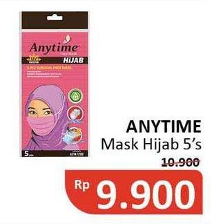 Promo Harga ANYTIME Mask Hijab 5 pcs - Alfamidi