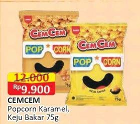 Promo Harga CEM-CEM Pop Corn Karamel, Keju Bakar 75 gr - Alfamart