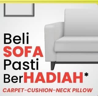 Promo Harga Beli SOFA Pasti BerHADIAH  - COURTS