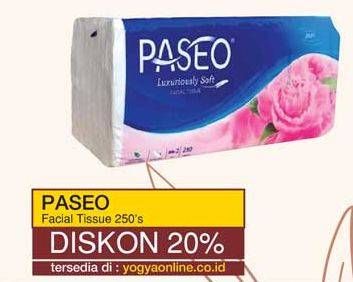 Promo Harga PASEO Facial Tissue All Variants 250 sheet - Yogya