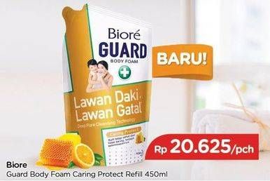 Promo Harga BIORE Guard Body Foam Caring Protect 450 ml - TIP TOP