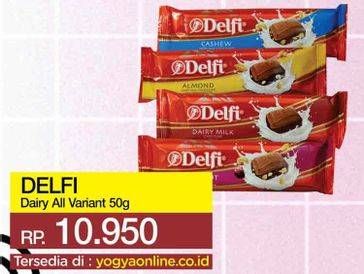 Promo Harga DELFI Chocolate All Variants 55 gr - Yogya