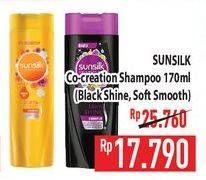 Promo Harga SUNSILK Shampoo Black Shine, Soft Smooth 170 ml - Hypermart