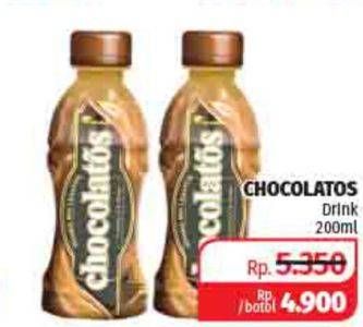 Promo Harga CHOCOLATOS Chocolate Ready To Drink 200 ml - Lotte Grosir