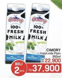 Promo Harga Cimory Fresh Milk Full Cream 950 ml - LotteMart