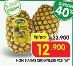 Promo Harga SUNPRIDE Nanas Honi Crownless Medium  - Superindo