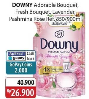 Promo Harga Downy Premium Parfum Adorable Bouquet, Fresh Bouquet, French Lavender, Pashmina Rose 900 ml - Alfamidi