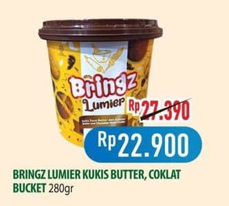 Promo Harga Bringz Lumier Cookies Butter And Chocolate 282 gr - Hypermart