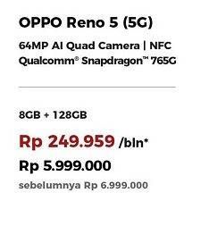 Promo Harga OPPO Reno 5 5G  - Erafone