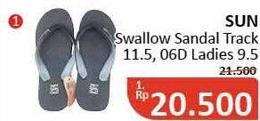 Promo Harga SUN SWALLOW Sandal Jepit 11.5, Women 9.5, 06D  - Alfamidi
