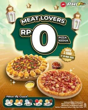 Promo Harga Meat Lovers Rp0  - Pizza Hut