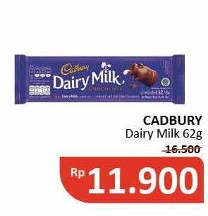 Promo Harga CADBURY Dairy Milk 60 gr - Alfamidi