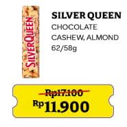 Promo Harga Silver Queen Chocolate Cashew, Almonds 58 gr - Indomaret