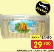 Promo Harga 365 Udang Lapis Tepung per 10 pcs 230 gr - Superindo