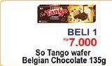 Promo Harga TANGO Wafer So Tango Belgian Chocolate 135 gr - Hypermart