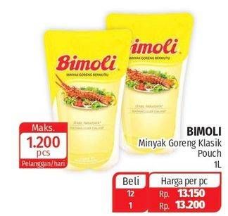 Promo Harga BIMOLI Minyak Goreng 1000 ml - Lotte Grosir