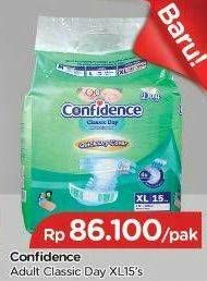 Promo Harga Confidence Adult Diapers Classic Day XL15  - TIP TOP