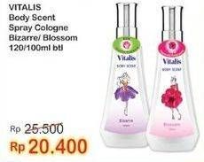 Promo Harga VITALIS Body Scent Bizarre, Blossom 120 ml - Indomaret