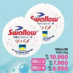 Promo Harga SWALLOW Deodorant  - LotteMart